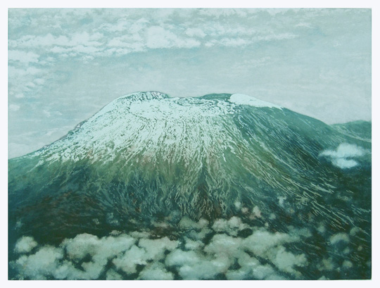 Kibo Mchana, aquatint etching