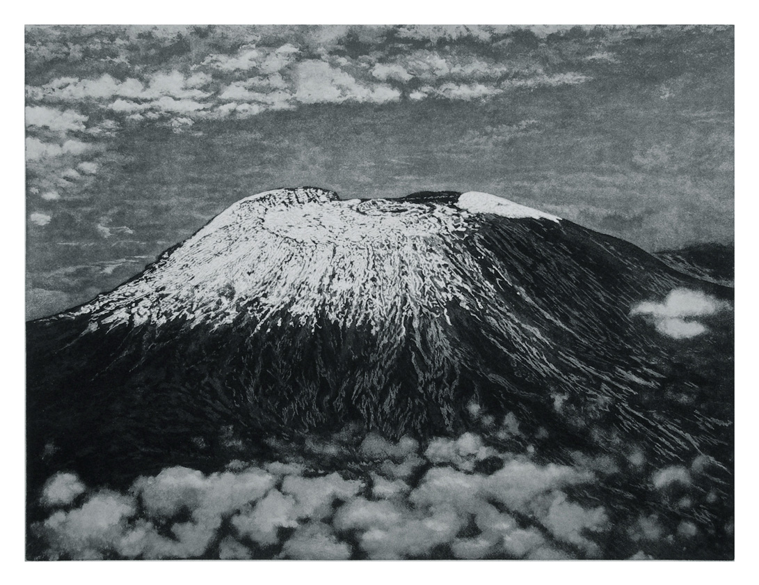 Kibo Usiku, aquatint etching