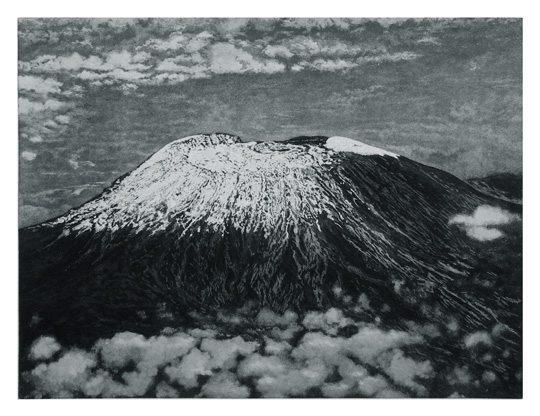Kibo Usiku, aquatint etching