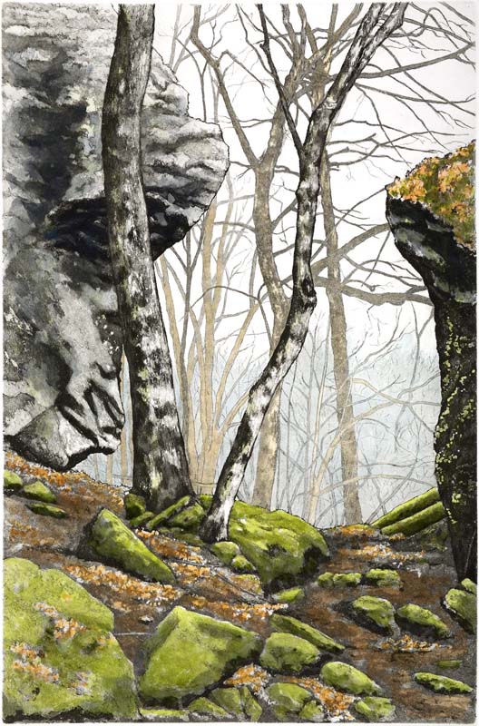 Between Rock, Giclee